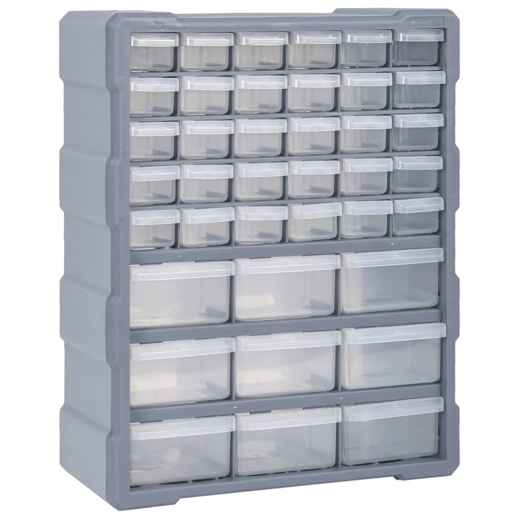 Multi-Schubladen-Organizer mit 39 Schubladen 38x16x47 cm