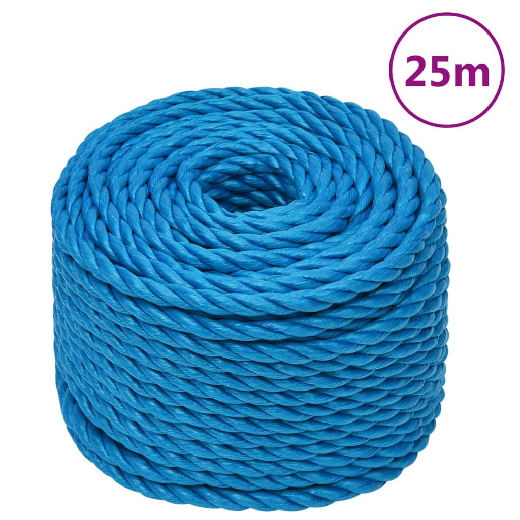 Arbeitsseil Blau 12 mm 25 m Polypropylen